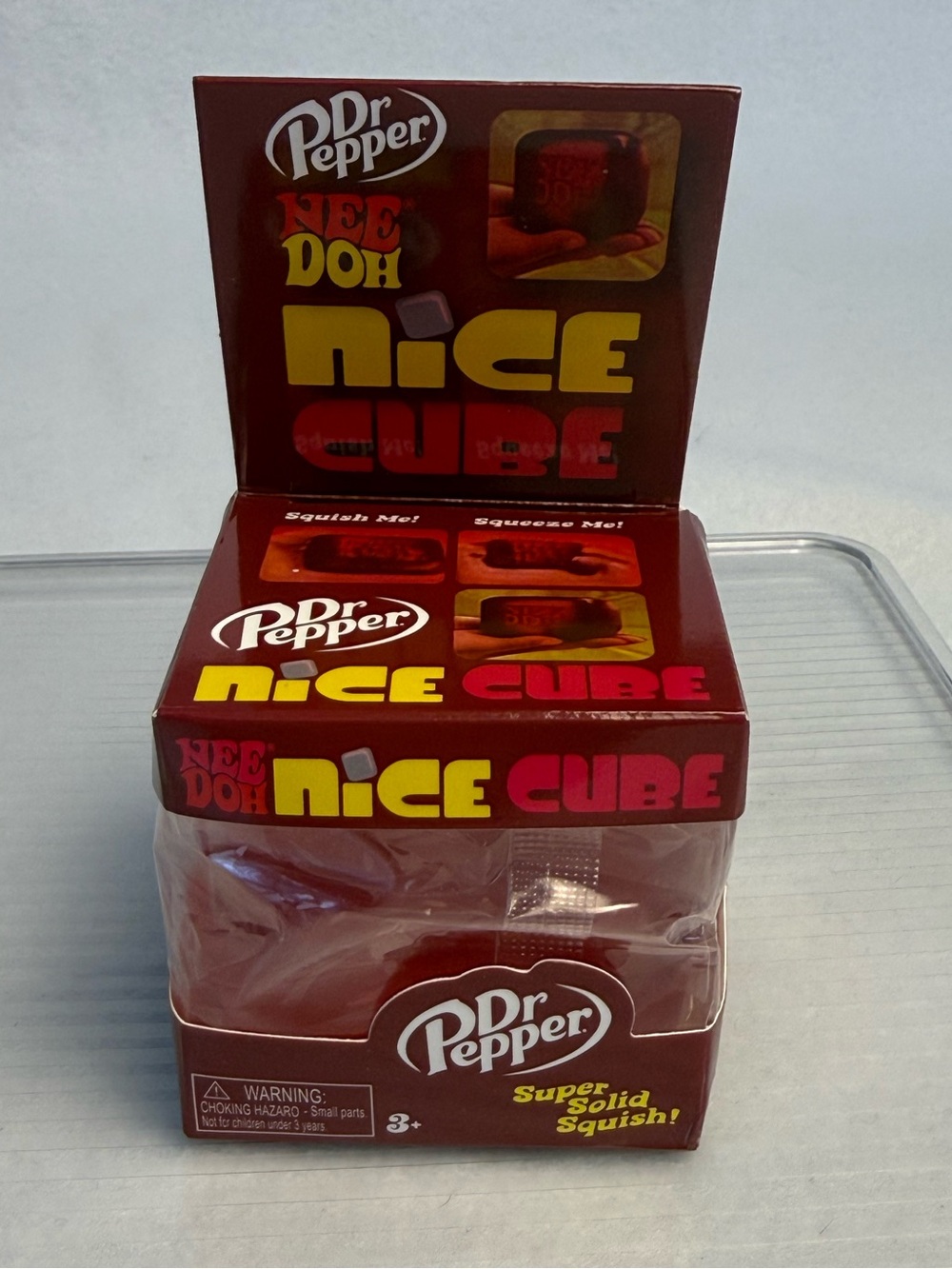 Dr Pepper NeeDoh Nice Cube Squishy Fidget Toy